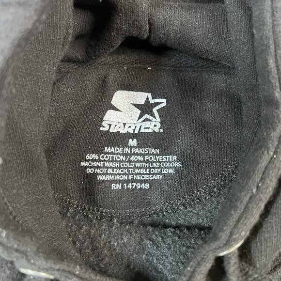 Starter Pittsburgh Steelers Hoodie Black Yellow Men's Size Medium - Picture 3 of 7